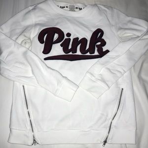 Pink crew neck